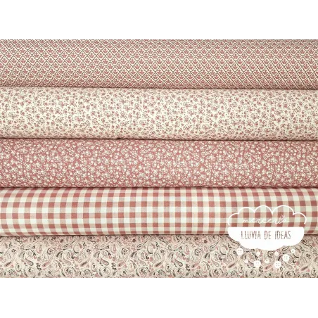 Algodón coordinado 🌧️Mercería Lluvia de Ideas🌧️