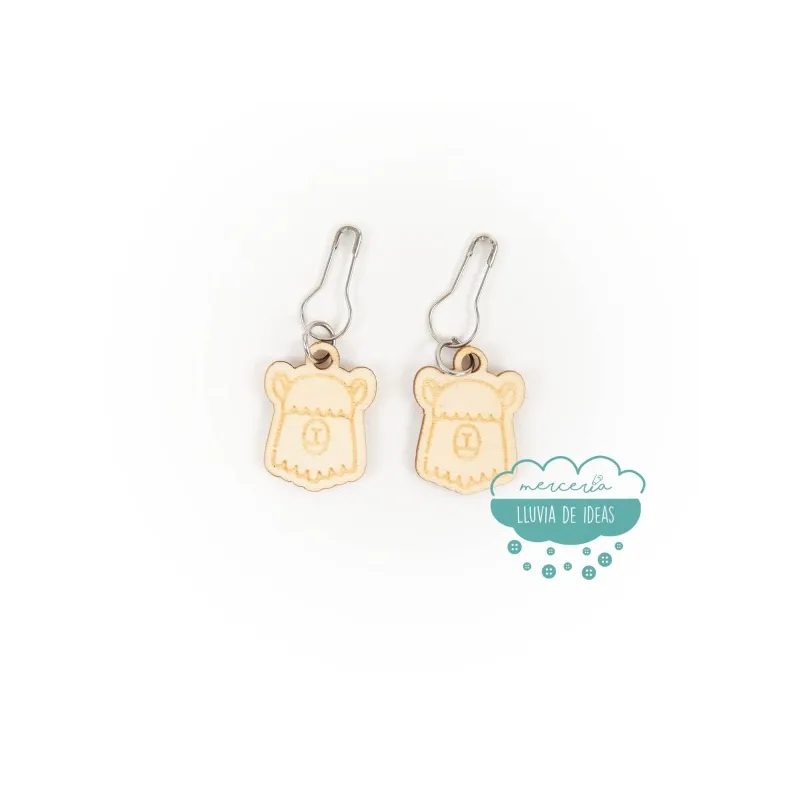 Marcadores de punto de madera S1 Katia