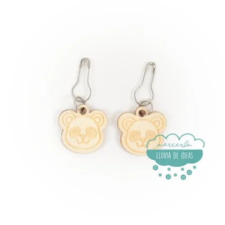 Marcadores de punto de madera S2 Katia