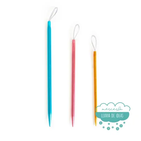 Agujas para lana 🌧️Mercería Lluvia de Ideas🌧️