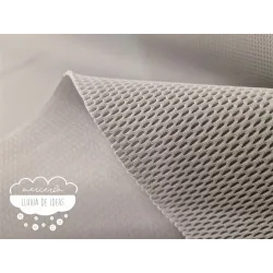 Tejido Mesh 3D Gris medio forma ovalada