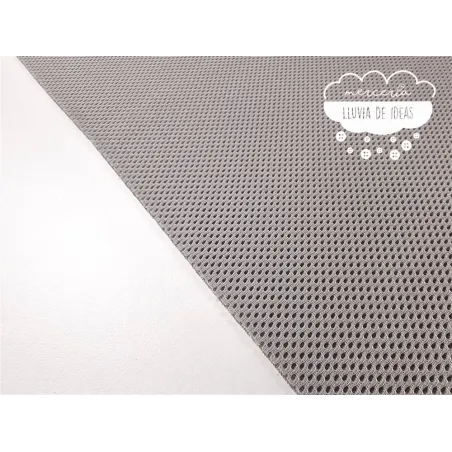 Tejido Mesh 3D Gris medio forma lágrima