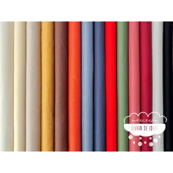 Lino 100% colores lisos