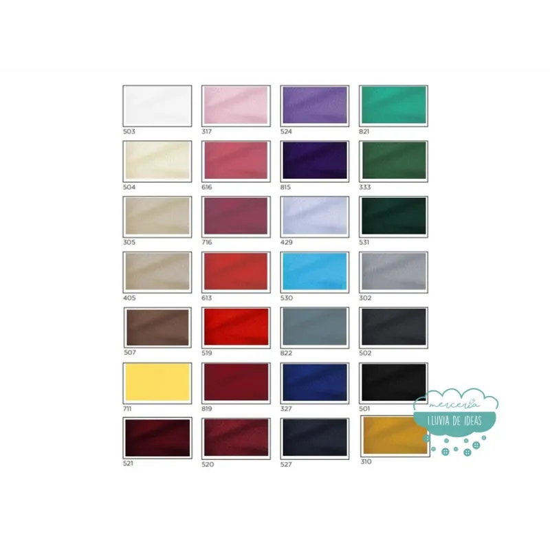 Lino 100% colores lisos