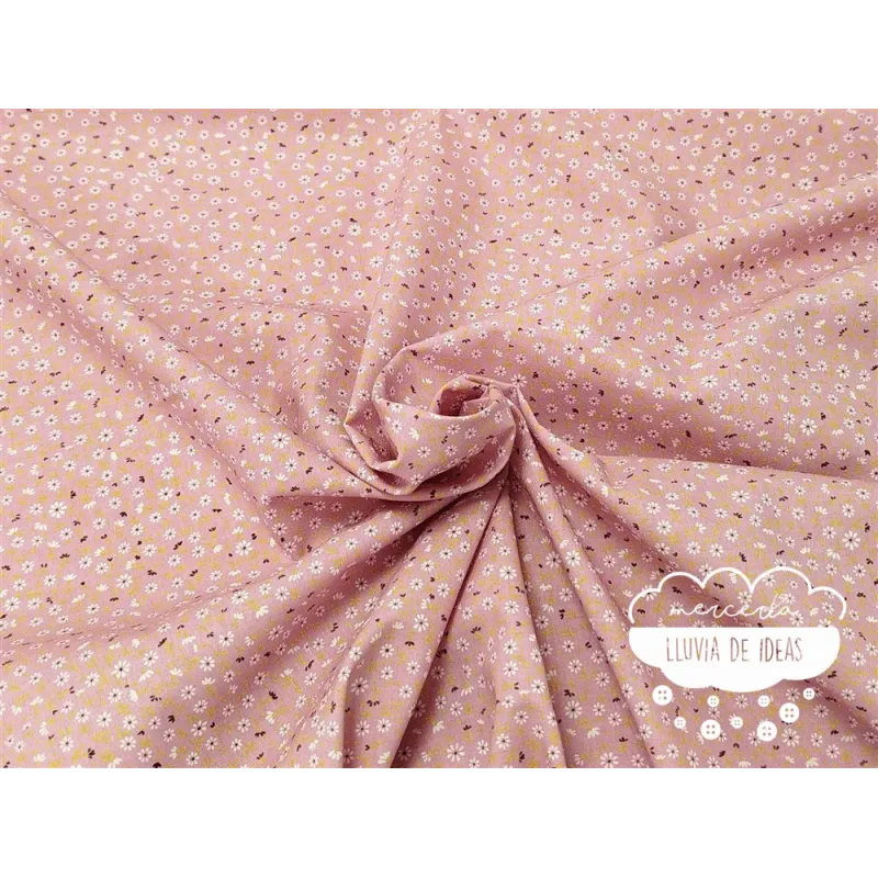 Algodón Flores Margaritas mini