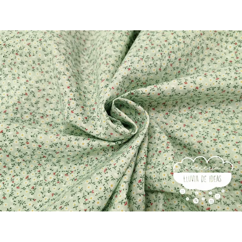 Algodón Flores Margaritas mini