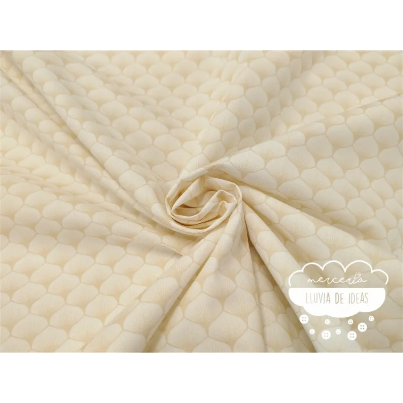 Algodón estampado Hojas