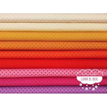 Algodón estampado Hojas