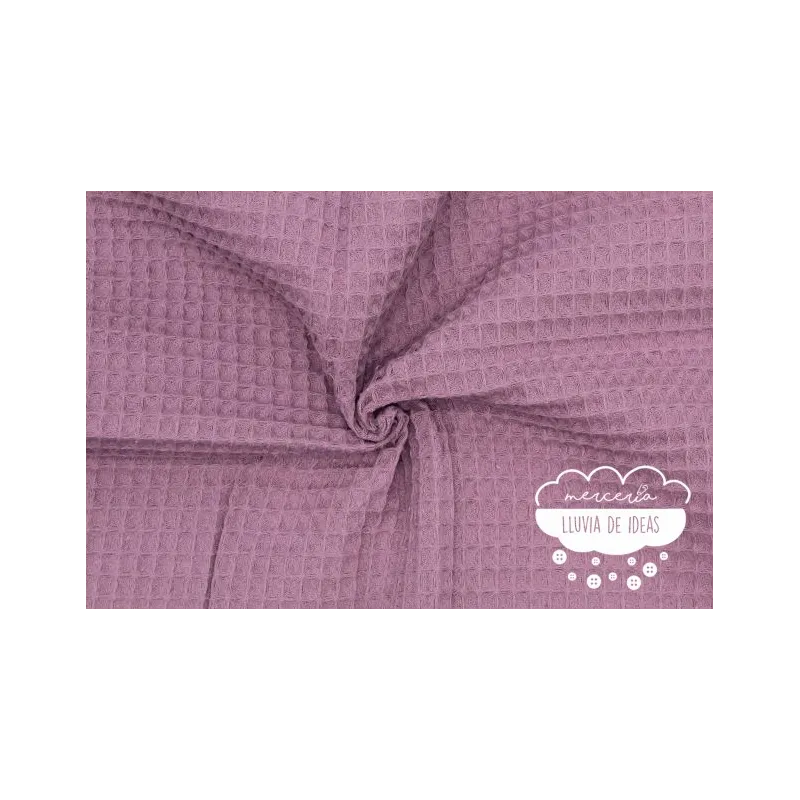 Waffle Ciruela claro empolvado