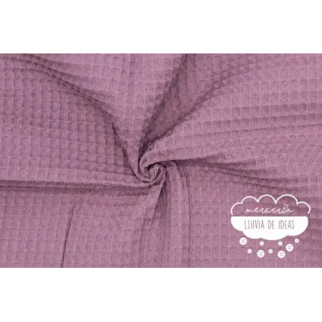 Waffle Ciruela claro empolvado