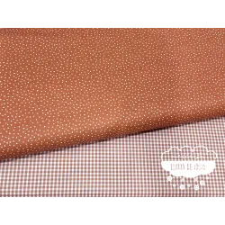 Algodón coordinado Teja