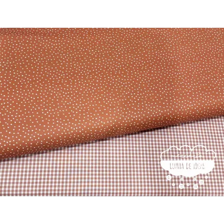 Algodón coordinado Teja