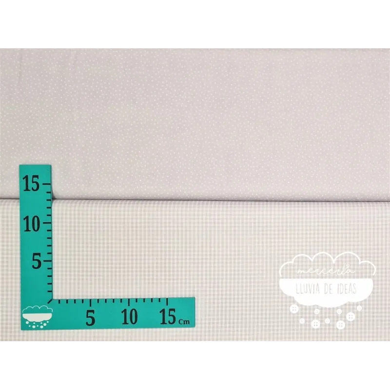 Algodón coordinado Gris