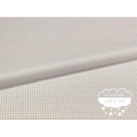 Algodón coordinado Gris