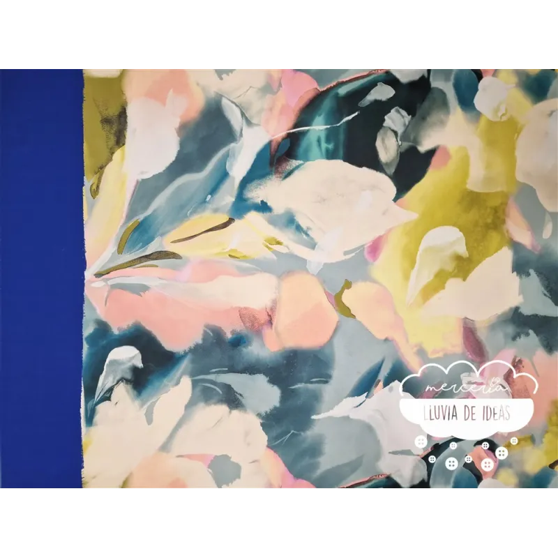 Piel de ángel estampación digital Blue