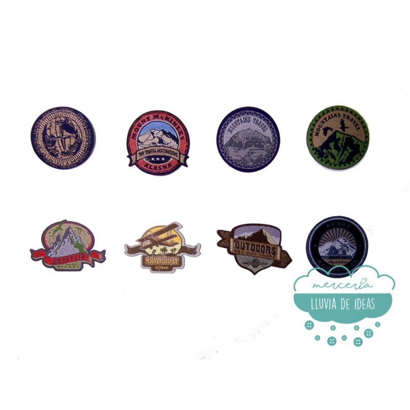 Aventura en la montaña de parche para la ropa al aire libre parche bordado  astronauta parches de hierro en los parches para la ropa diy apliques  insignia comprar ~ La Costura De