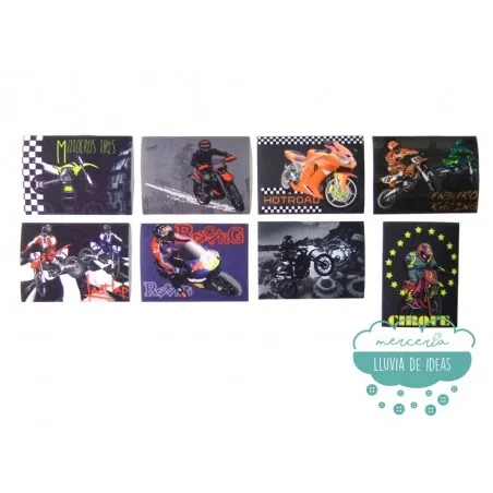 Parches Serigrafiados Termoadhesivos - Colección Motos