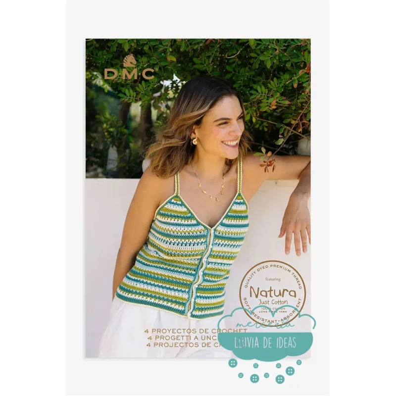 Revista Crochet DMC 4 proyectos