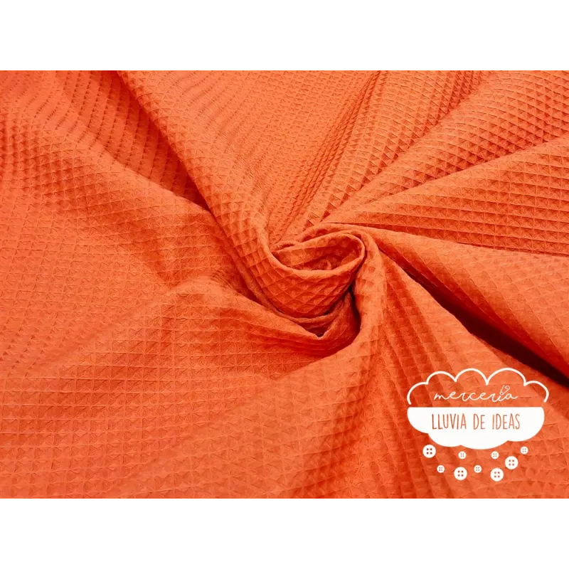 Waffle Naranja coral