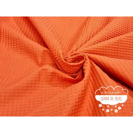 Waffle Naranja coral