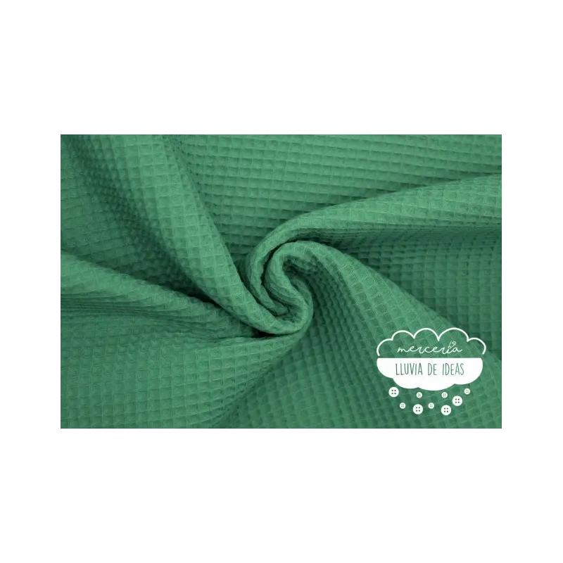 Waffle verde eucalipto