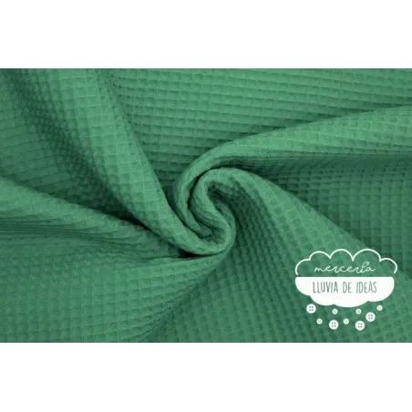 Waffle verde eucalipto