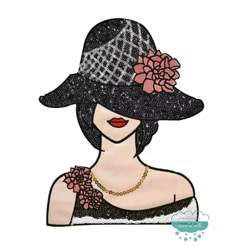 Parche para ropa Mujer Sombrero