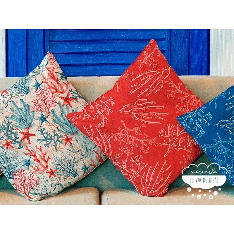 Mantelería antimanchas Corales