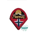 Parche bordado termoadhesivo Norway