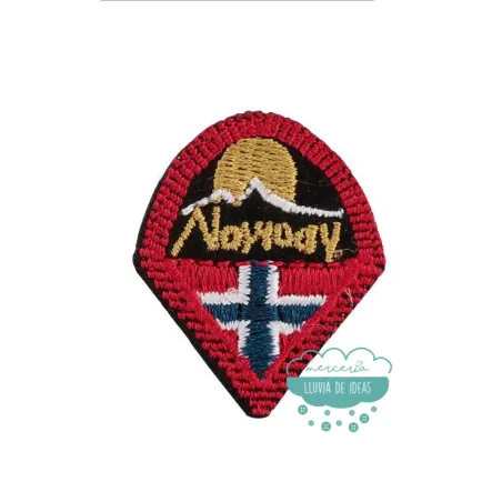 Parche bordado termoadhesivo Norway