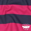 Canvas Rayas anchas Fucsia y Marino