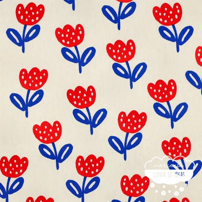 Algodón estampado Holanda
