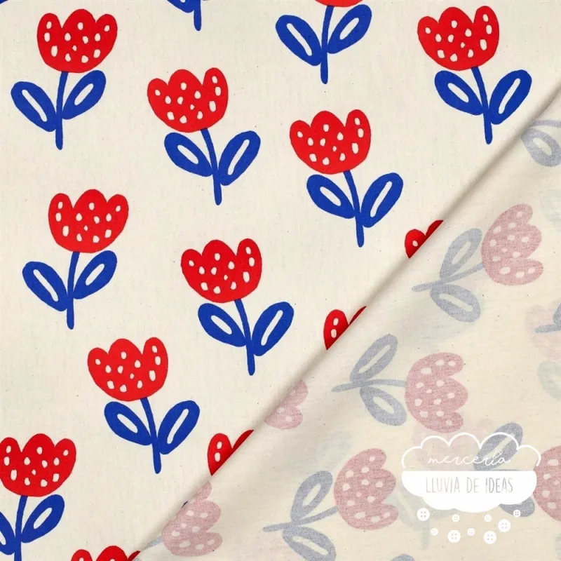 Algodón estampado Holanda