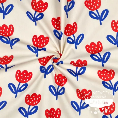 Algodón estampado Holanda