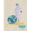 Kit Amigurumi Caracol esquiador DMC