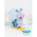 Kit Amigurumi Caracol esquiador DMC