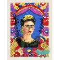 Kit punto de Cruz Frida Khalo DMC