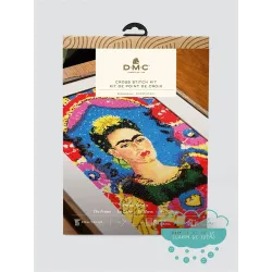 Kit punto de Cruz Frida Khalo DMC