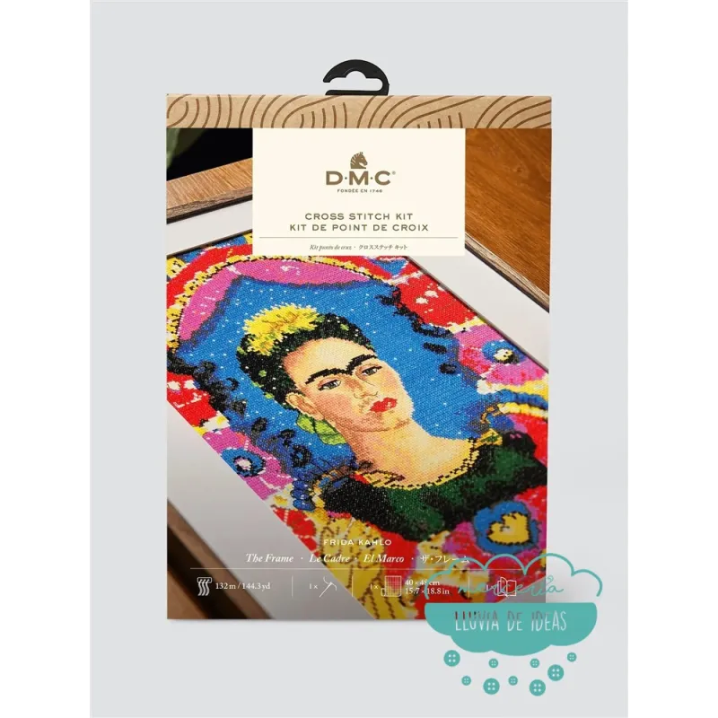 Kit punto de Cruz Frida Khalo DMC