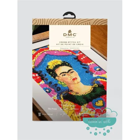 Kit punto de Cruz Frida Khalo DMC