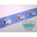 Cinta de raso o satén estampado - Colección Princesas Disney y Olaf
