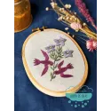 Kit bordado Pájaros y Flores Campanula DMC