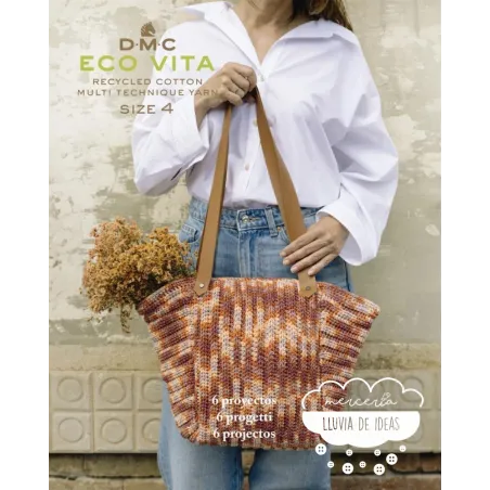 Libro Eco Vita 4 DMC - 6 bolsos a ganchillo