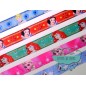 Cinta de raso o satén estampado - Colección Princesas Disney y Olaf Cinta de raso o satén estampado - Colección Princesas Disney y Olaf