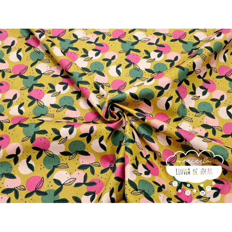 Algodón estampado Frutas