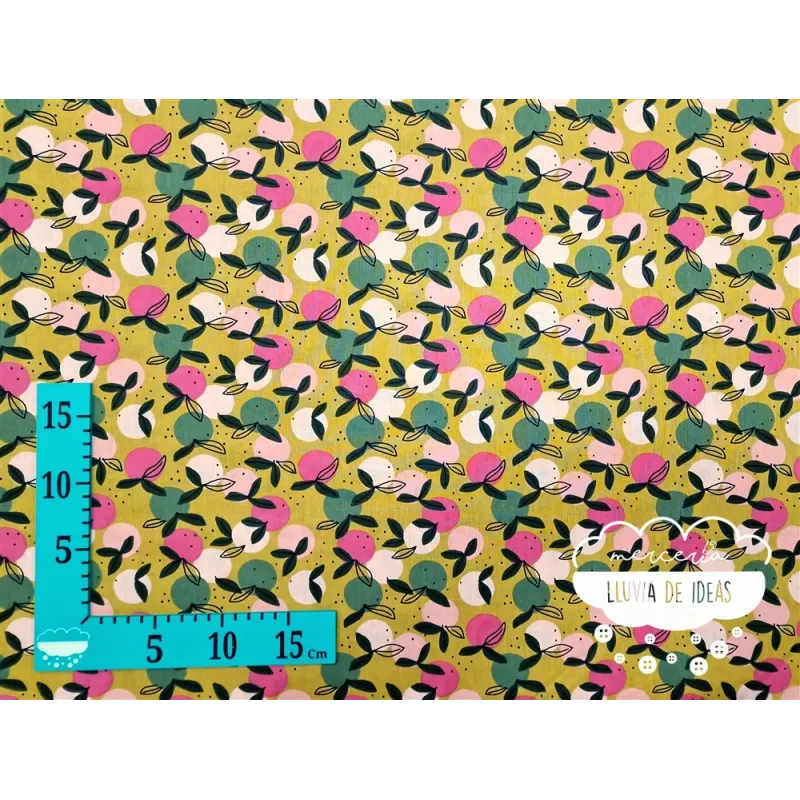 Algodón estampado Frutas