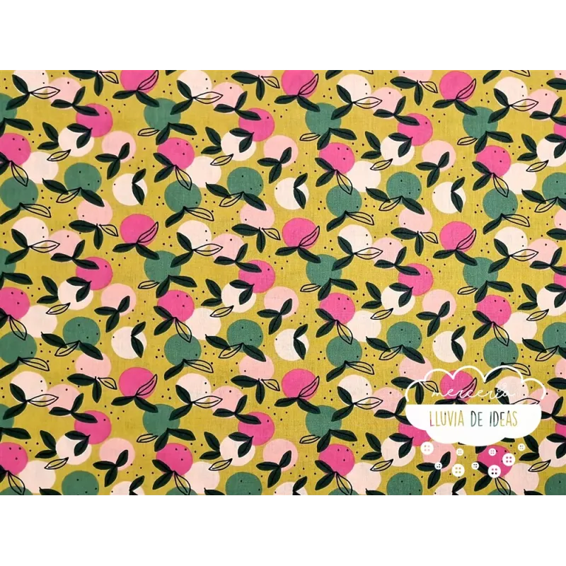 Algodón estampado Frutas