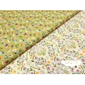 Algodón estampado Flores Cintia