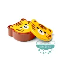 Set de 3 Tuppers infantiles o Fiambreras Tigre kawaii Puckator