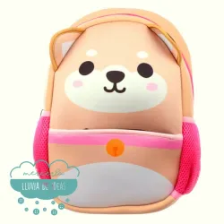 Mochila infantil neopreno Perro shiba